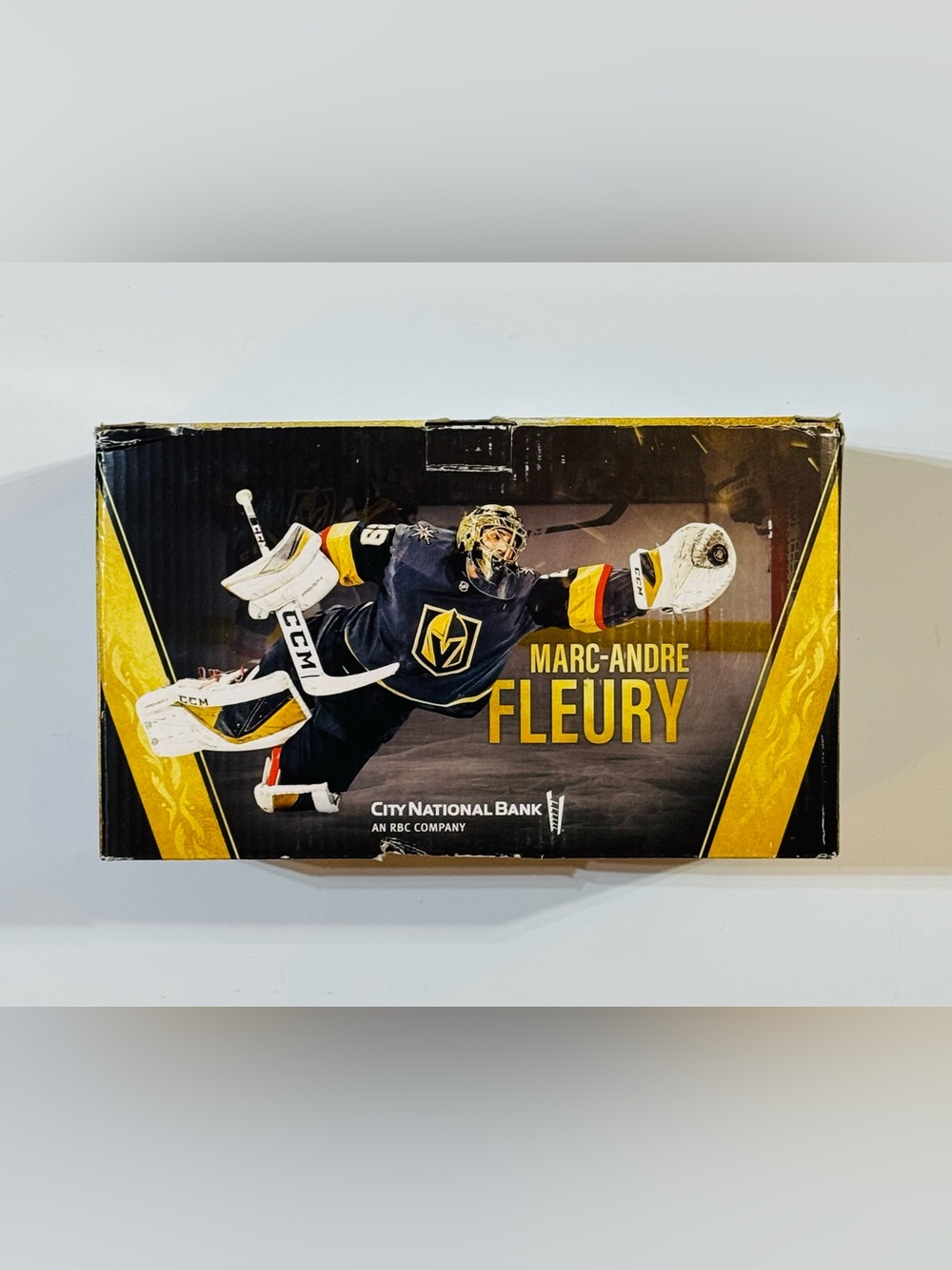 Vegas Golden Knights #29 Marc-Andre Fleury ‘The Dive’ Gold Statue